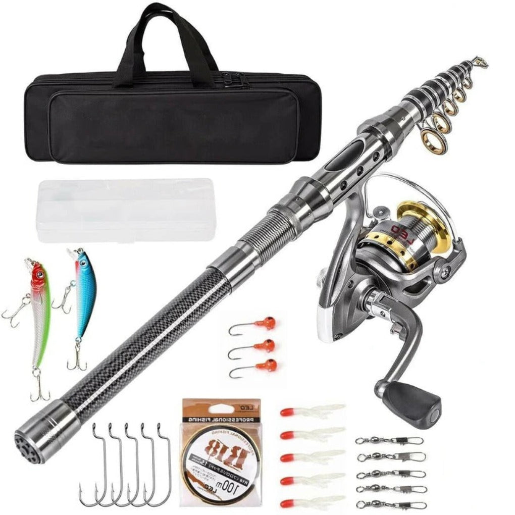 Portable Lightweight Collapsible Fishing Rod