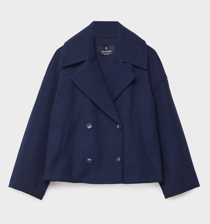 Casual Fit Double Button Coat