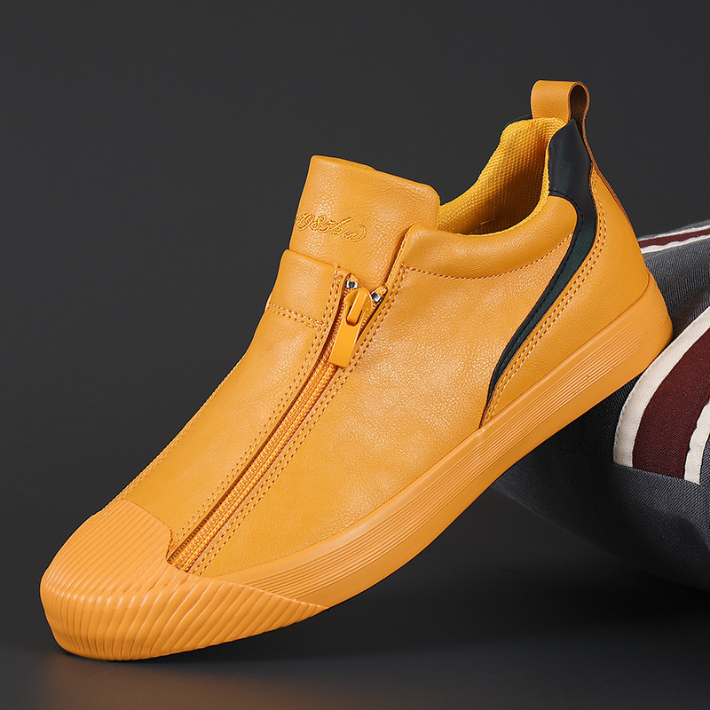 Military Style Zip Up Shoes