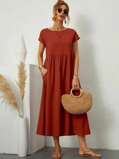 Stylish Ladies Dress with Side Pockets