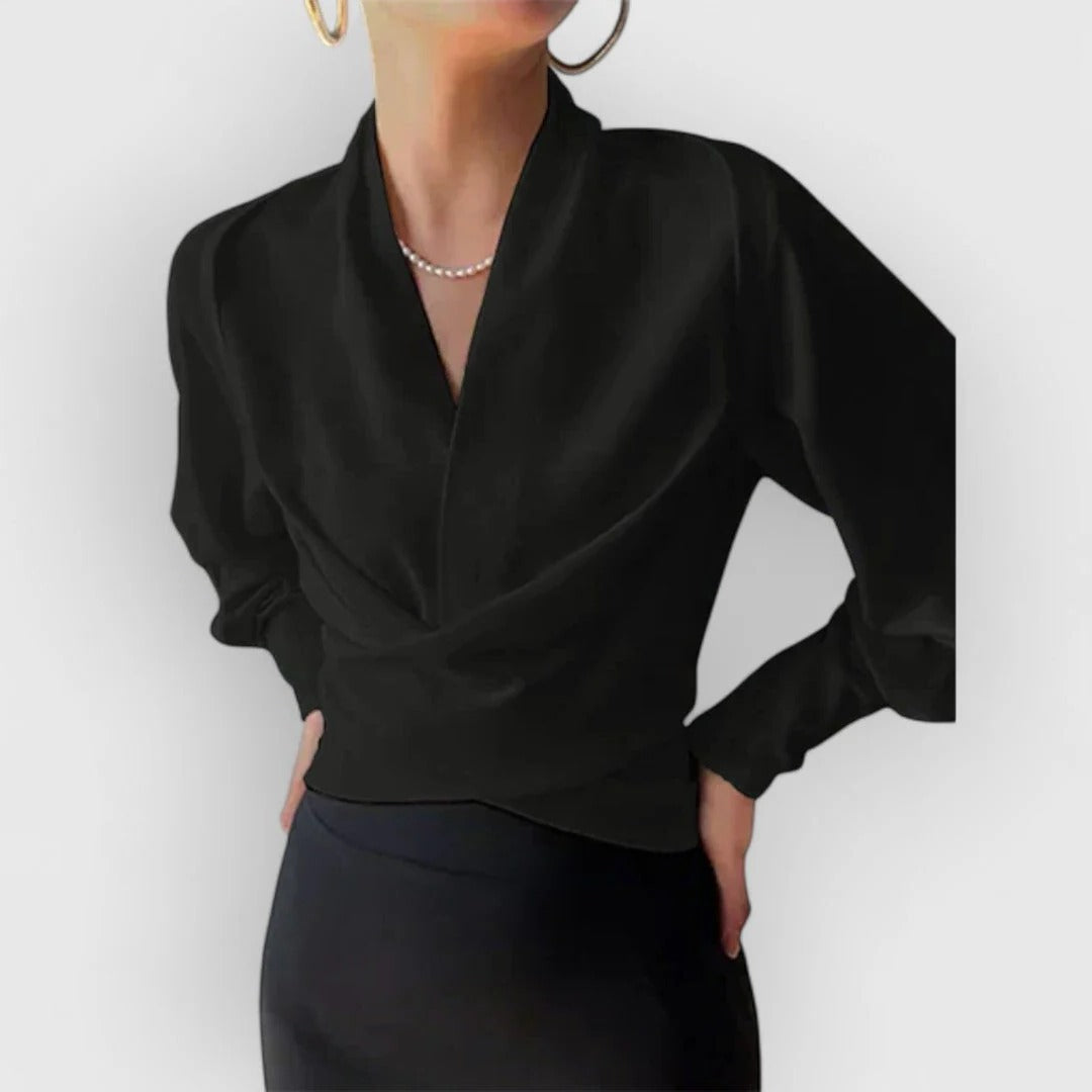 Ladies' Top with Ruffled Sleeves