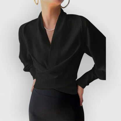Ladies' Top with Ruffled Sleeves