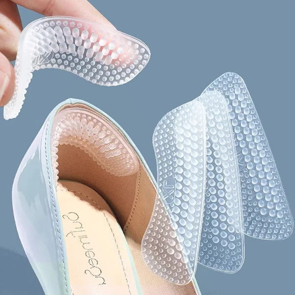 Soft Gel Heel Pads for All Day Shoe Comfort - Luxicro