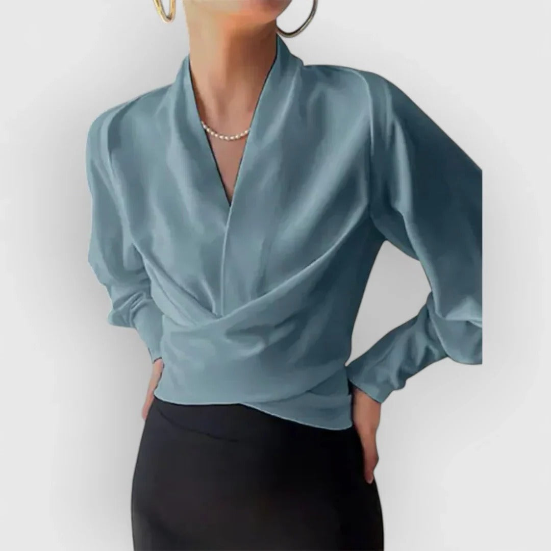 Ladies' Top with Ruffled Sleeves