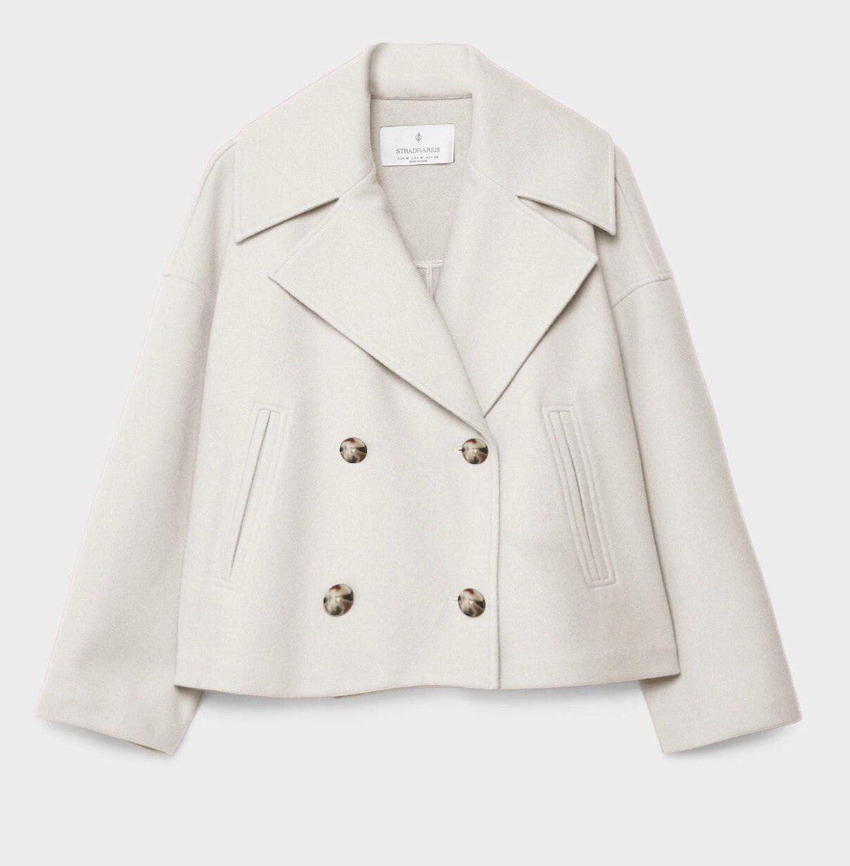 Casual Fit Double Button Coat