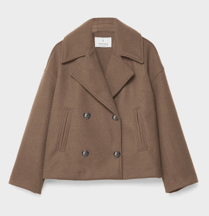 Casual Fit Double Button Coat
