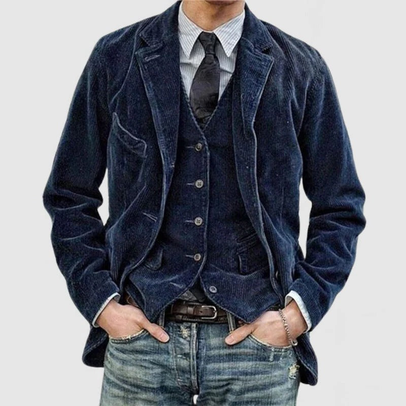 Classic Suit Jacket and Waistcoat Set - EasyApparels