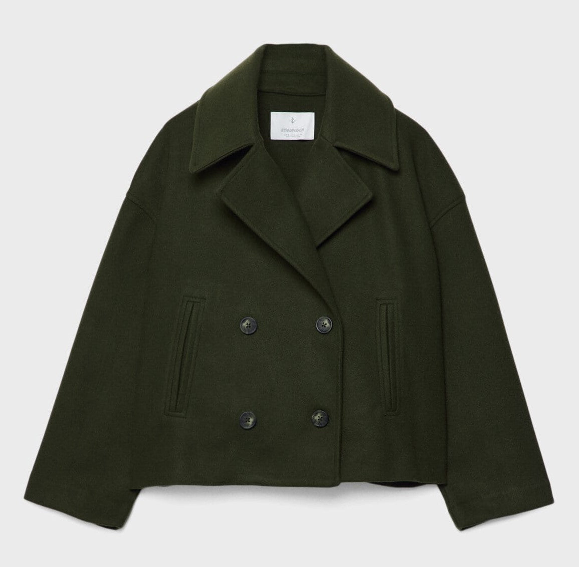 Casual Fit Double Button Coat