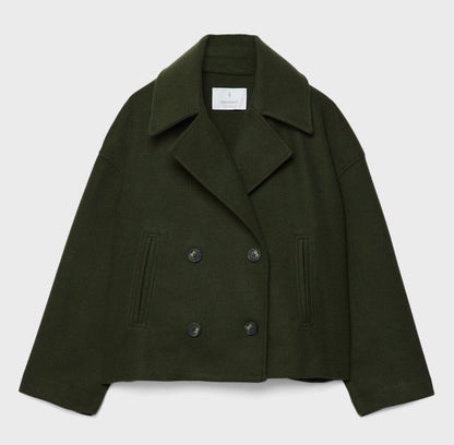 Casual Fit Double Button Coat