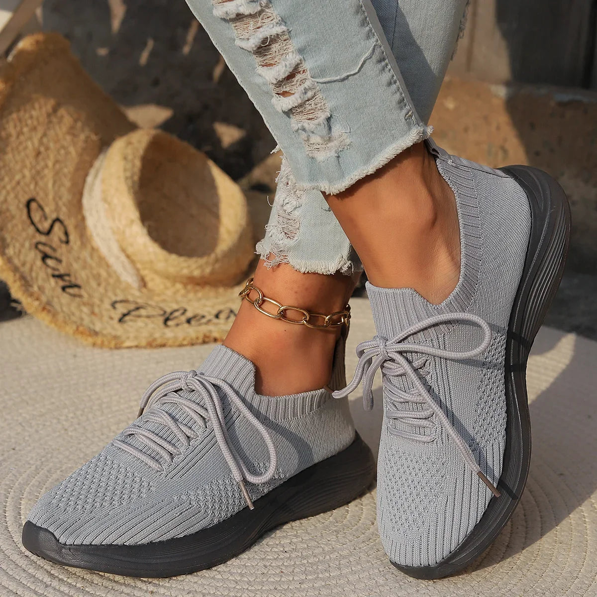 Women's Breathable Mesh Sneakers - EasyApparels