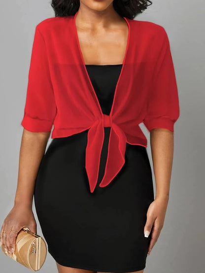 Relaxed Fit V-Neck Spring Blouse