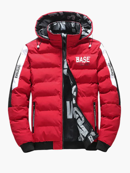 Warm Men's Padded Hoodie Jacket