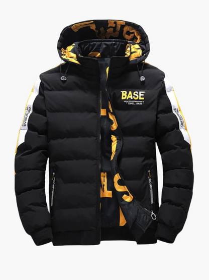 Warm Men's Padded Hoodie Jacket