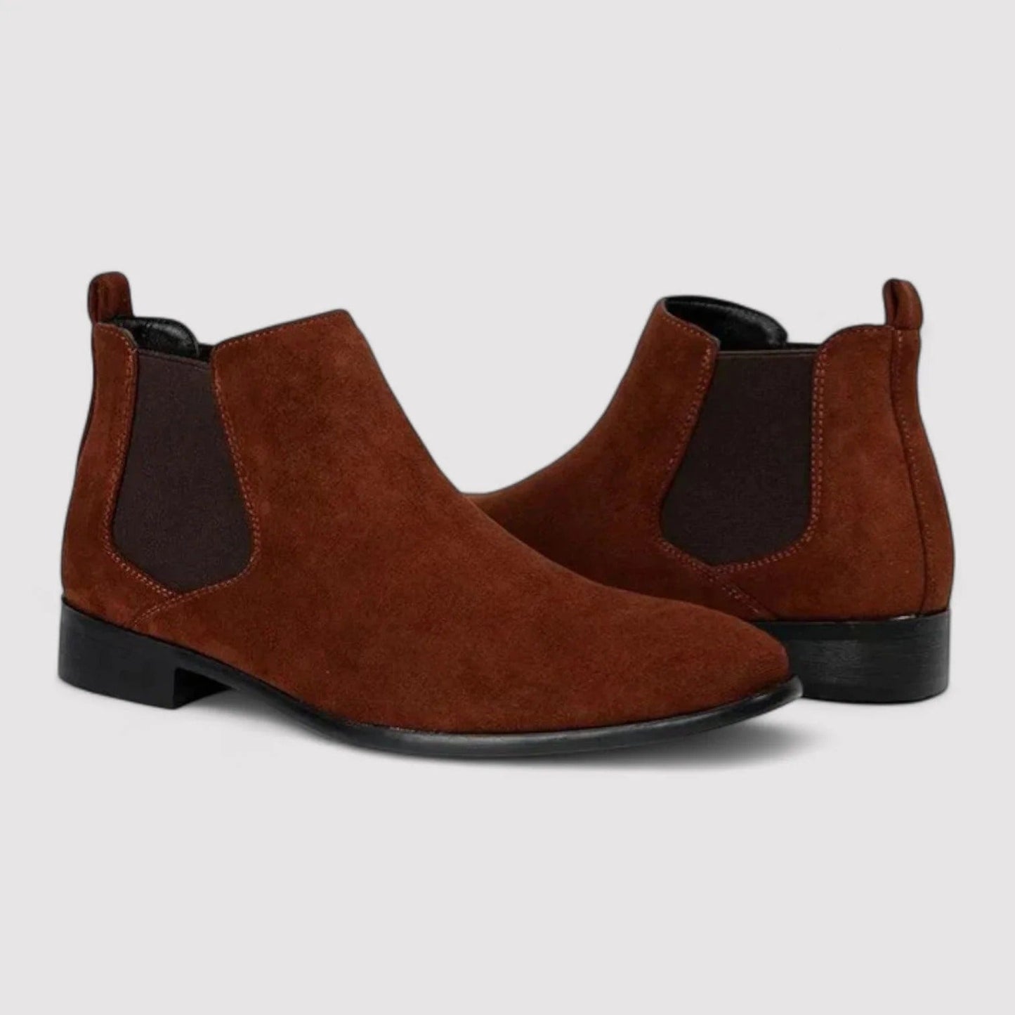 Comfortable Suede Ankle Chelsea Boots