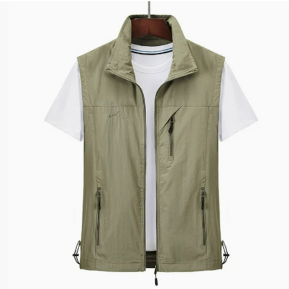 Classic Zip Up Work Vest for Men