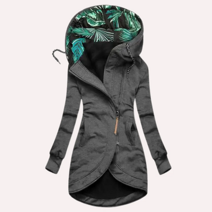 Women's Fitted Soft Fleece Jacket with Hood