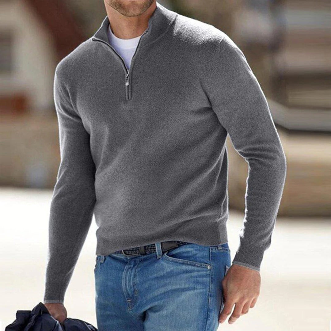 Men's Slim Fit Zip Jacket - EasyApparels