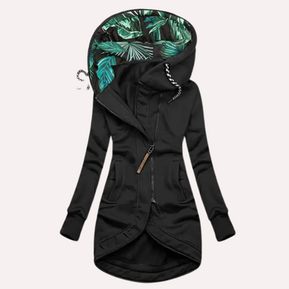 Women's Fitted Soft Fleece Jacket with Hood