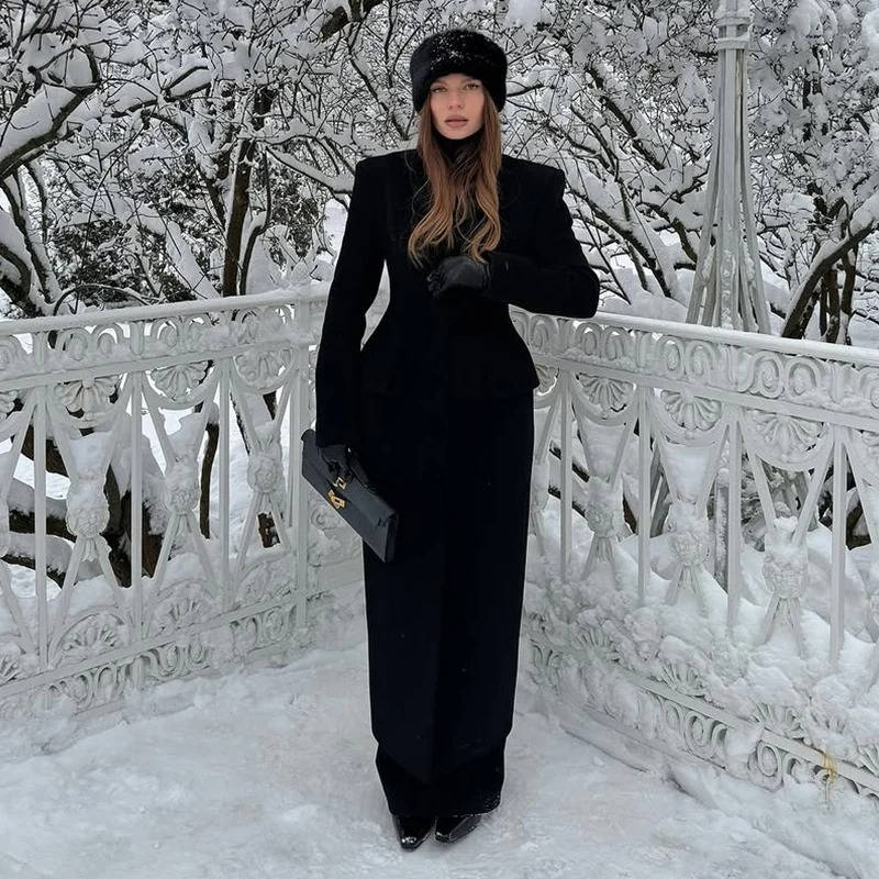 Women's Warm Luxury Wool Overcoats