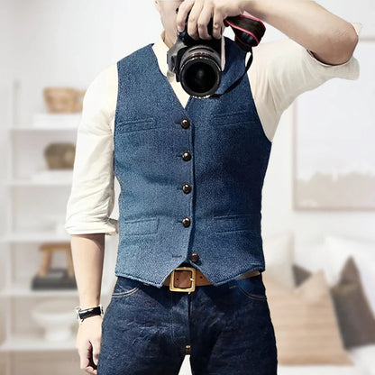 Warm Mens Wool Vest - EasyApparels