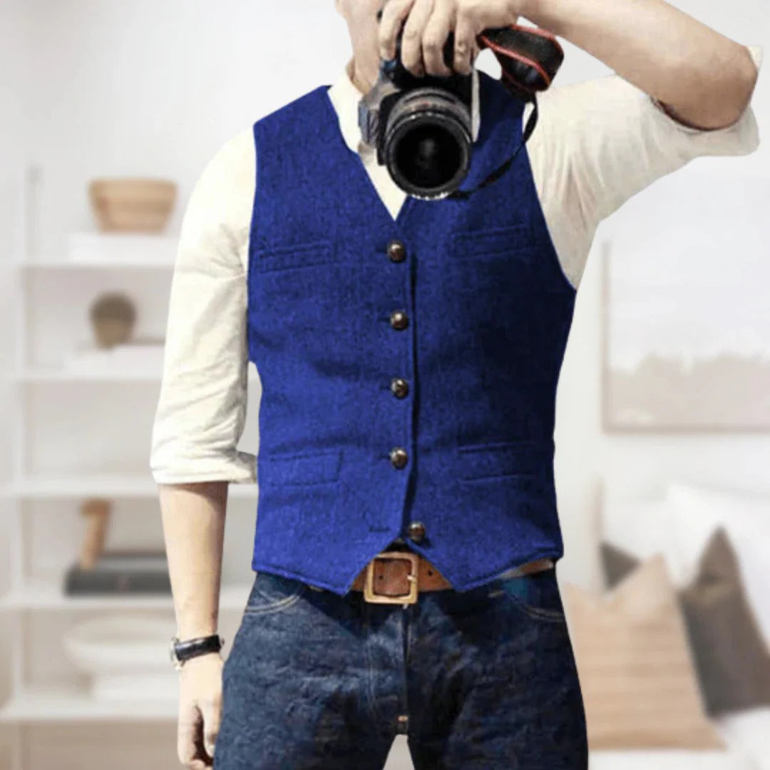 Warm Mens Wool Vest