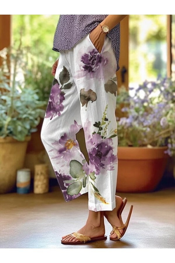 Comfortable Women's Full Length Pants with Pockets - EasyApparels