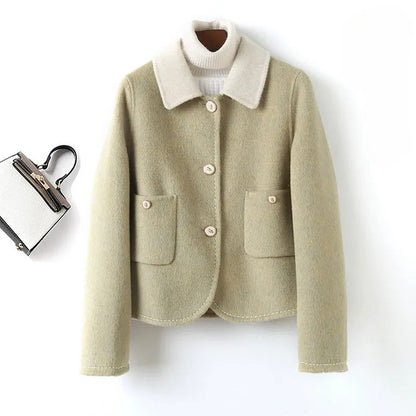 Classic Fit Button Coat for Women - Warm Winter Style - EasyApparels