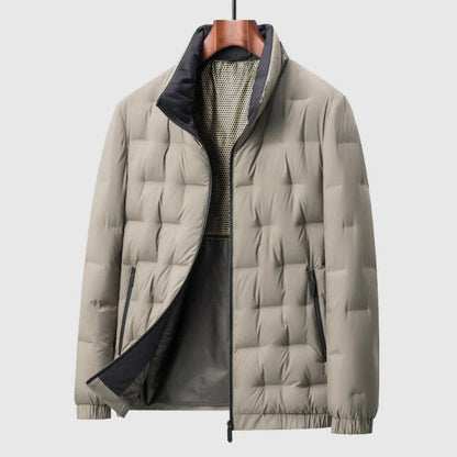 Slim Fit Men's Padded Zip Jacket