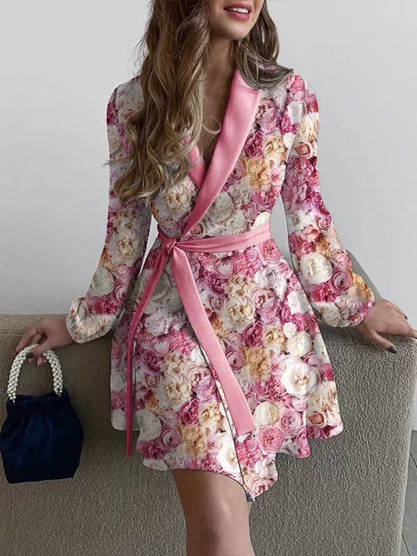 Comfy Women's Open Front Cardigan with Belted Waist