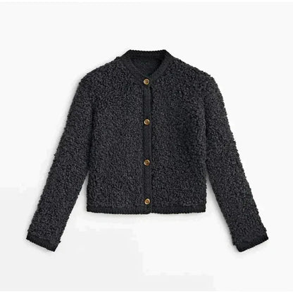 Comfy Women's Teddy Coat with Button Front