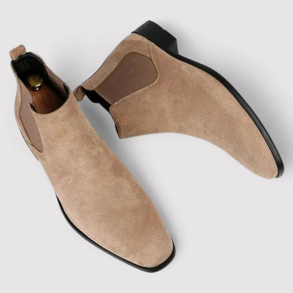 Comfortable Suede Ankle Chelsea Boots