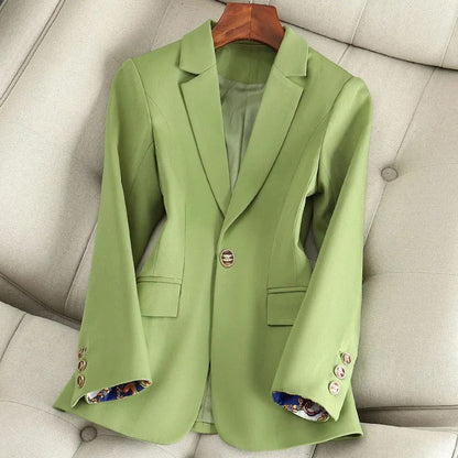 Tailored Fit Shawl Collar Blazer Jacket