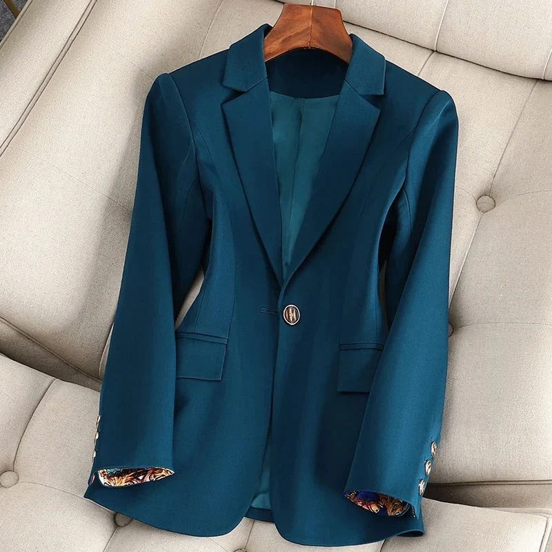 Tailored Fit Shawl Collar Blazer Jacket
