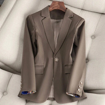 Tailored Fit Shawl Collar Blazer Jacket
