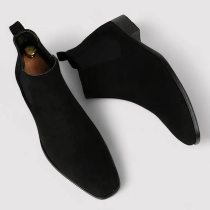Comfortable Suede Ankle Chelsea Boots