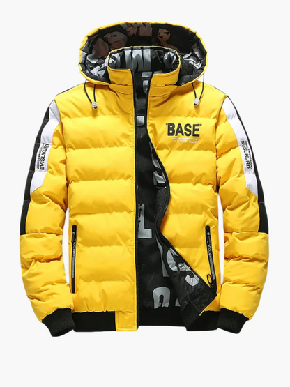 Warm Men's Padded Hoodie Jacket - EasyApparels