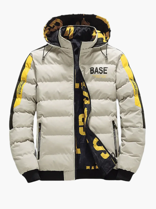 Warm Men's Padded Hoodie Jacket