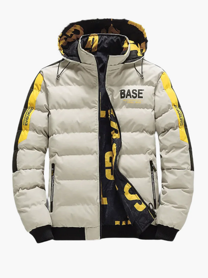 Warm Men's Padded Hoodie Jacket