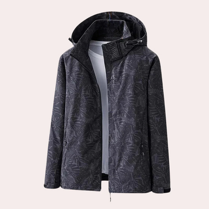 Slim Fit Women's Coat with Removable Hood and Zip Pockets