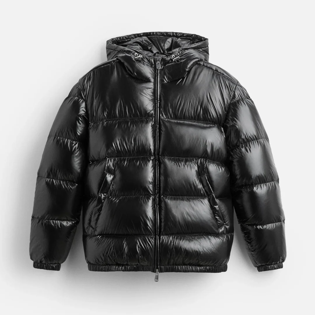 Large Quilted Down Filled Parka Jacket - EasyApparels