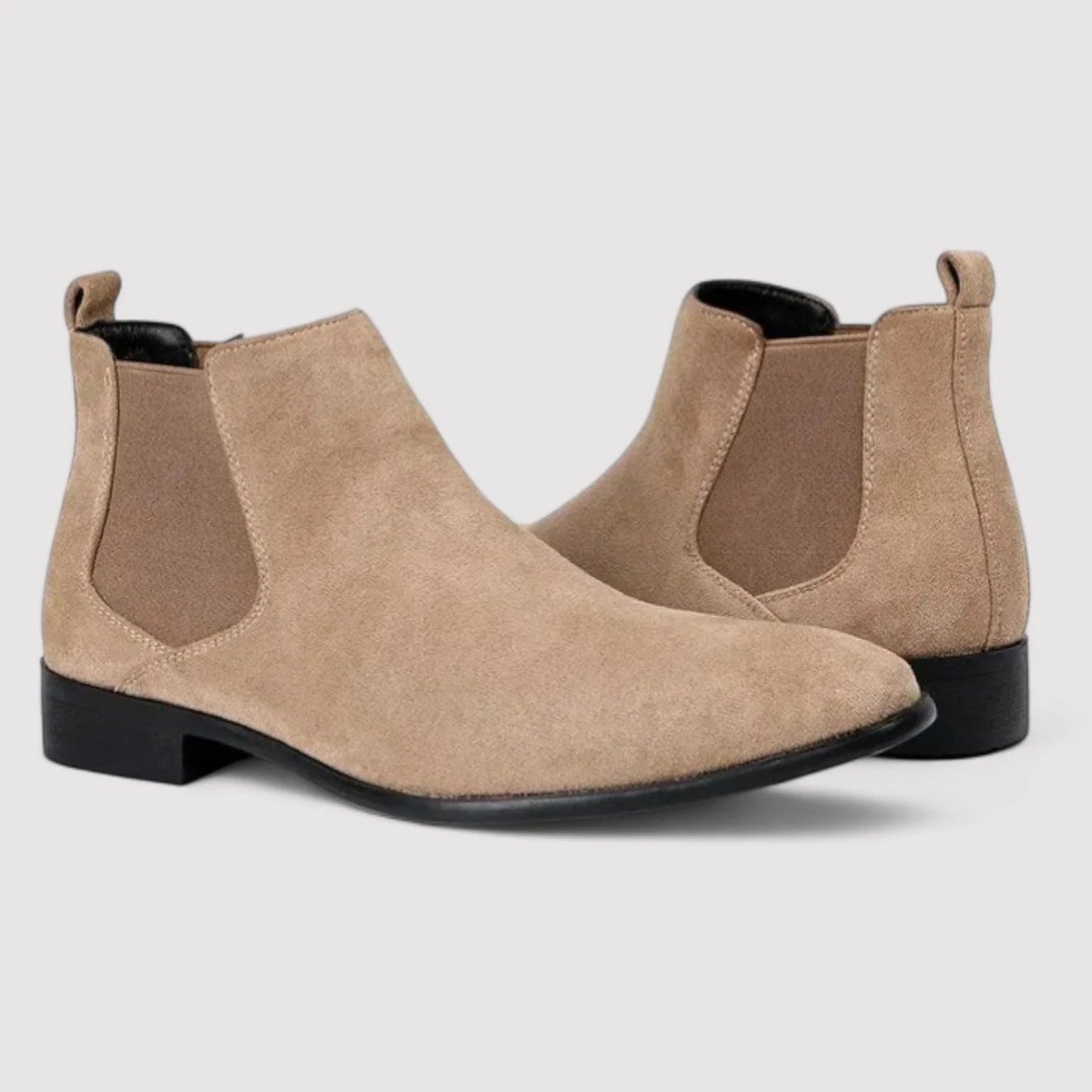Comfortable Suede Ankle Chelsea Boots