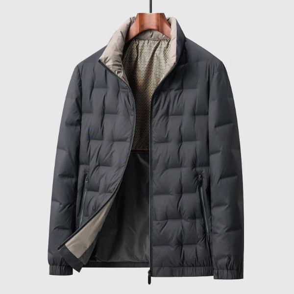 Slim Fit Men's Padded Zip Jacket - EasyApparels
