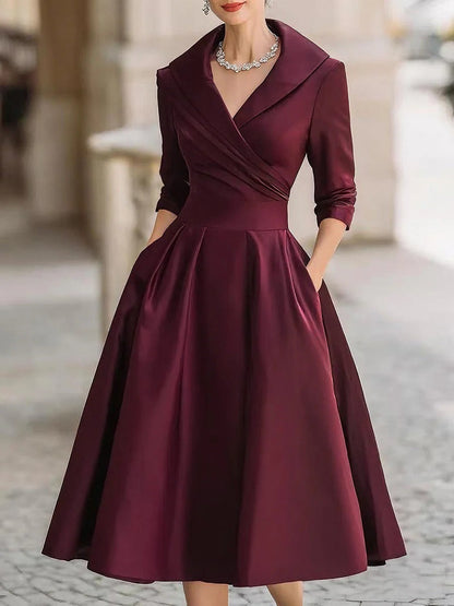 Classic Elegant Floor Length Evening Dress