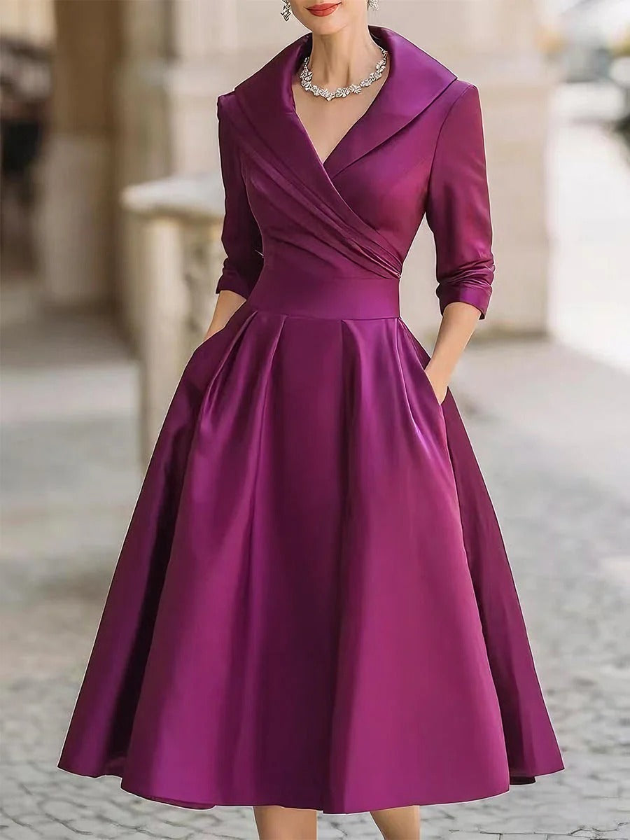 Classic Elegant Floor Length Evening Dress