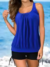 Comfortable Women's Swimsuit Set - Quick Dry Tankini