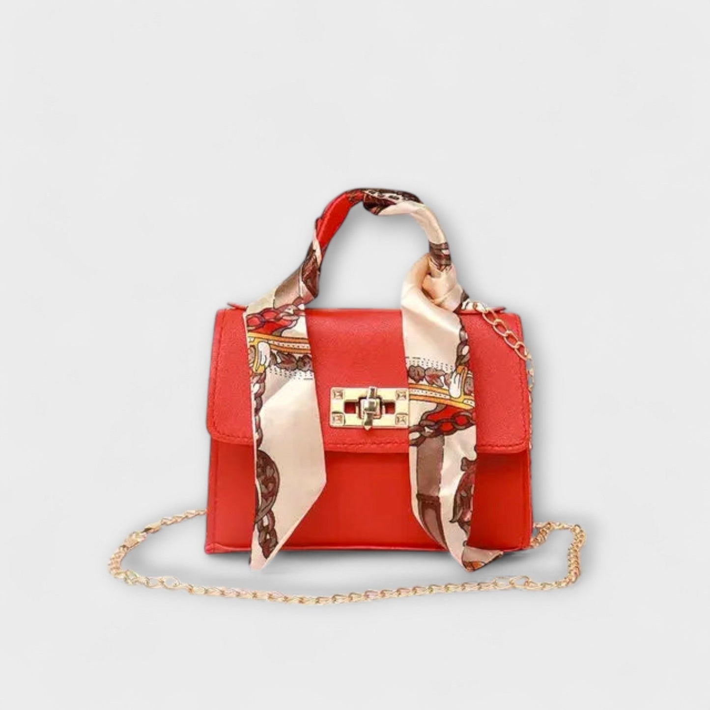 Chic Ladies Gold Chain Shoulder Bag
