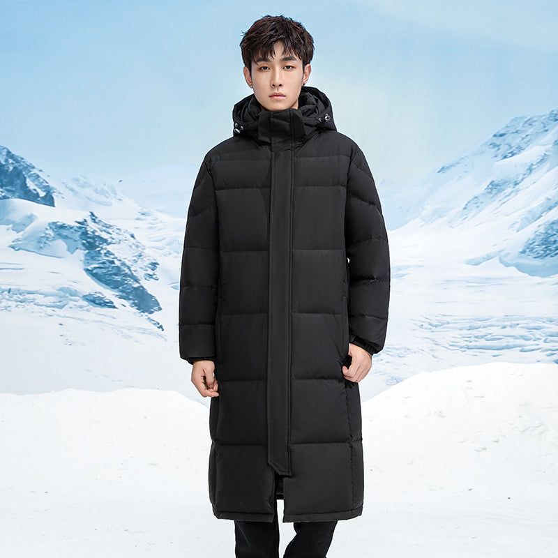 Warm Men's Down Parka Coat