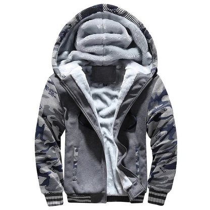 Warm Men's Fleece Hoodie – Thick Cozy Design