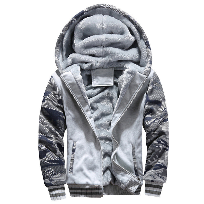 Warm Men's Fleece Hoodie – Thick Cozy Design