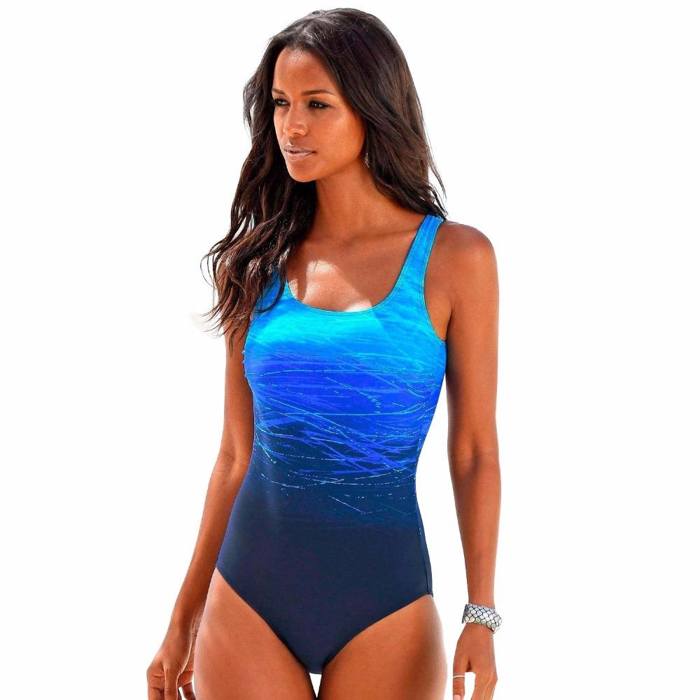 Women's Swimsuit Slim Fit Scoop Neck Quick Dry Swimwear
